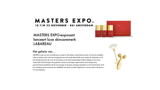 MASTERS EXPO: MASTER of skincare Lindsay van der Looij lanceert luxe skincare merk